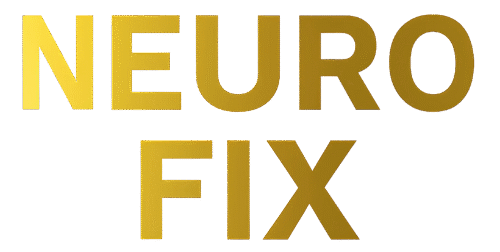 Neurofix text written in gold